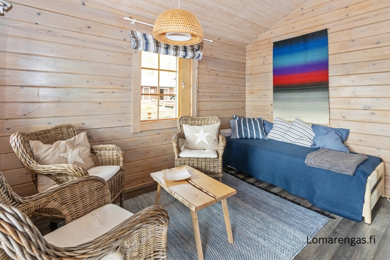 Mökki Tikka : une maison privée au bord du lac en Laponie