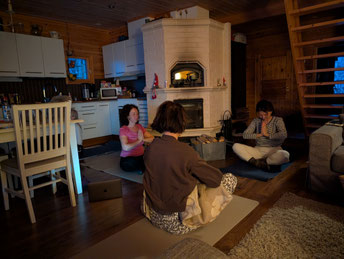 Yoga-Auszeit in Lappland