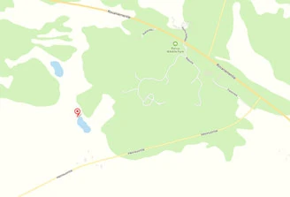 Mapa sencillo de la zona con un marcador rojo de ubicación