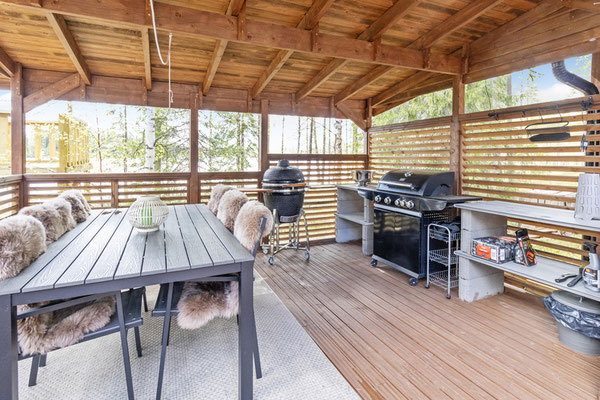 Une soirée barbecue en famille