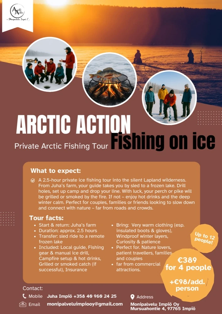 Ice fishing with Juha – Arctic Action / Juha Impiö