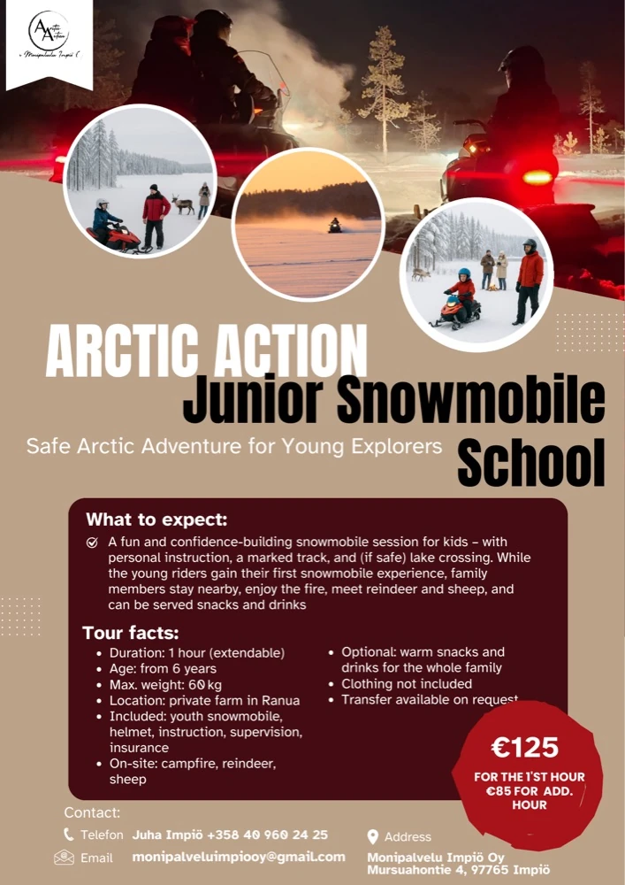 Junior Snowmobile School – Arctic Action / Juha Impiö